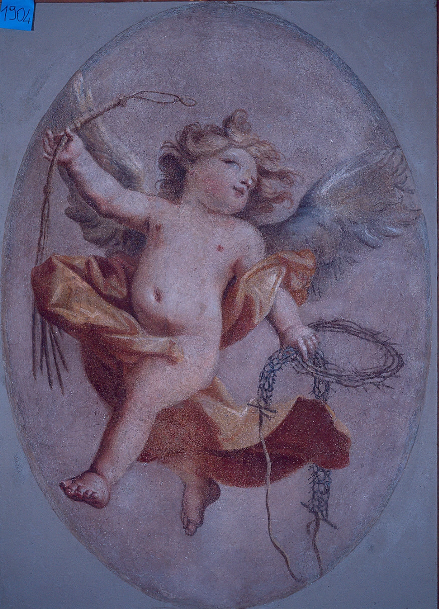 Angelo con sferza, cilicio e corona di spine - Galleria Nazionale di Parma